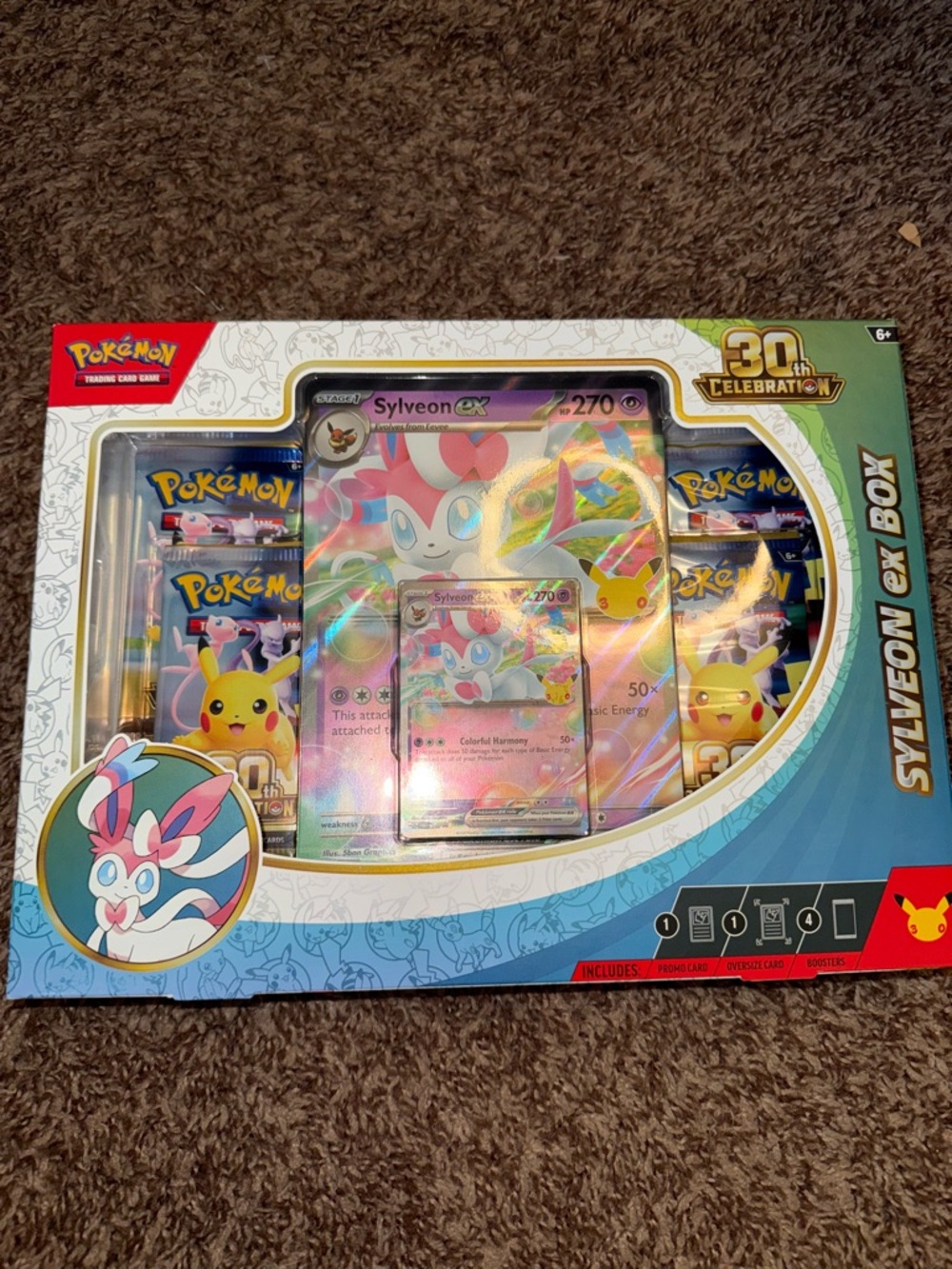 Pokémon Sylveon ex Box 30th Celebration Trading Card Game